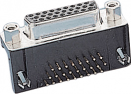 09563525613, D-Sub high-density socket Poles 44 Female, Harting