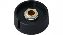A3040089, Control knob with recess black 40 mm, OKW