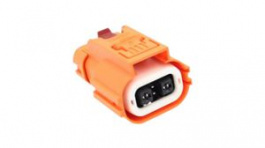 HVSL282062A104I, HVSL282 Connector with HVIL Contacts, A Coded, 4mm, Receptacle / Pin, 2 Contacts, Amphenol