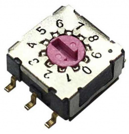 RND 210-00139, Rotary DIP switch BCD 3+2, RND Components