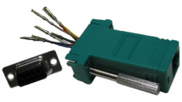 DA9-SMJ8-G-K, Adaptor D-Sub female to RJ45 9P, MH Connectors