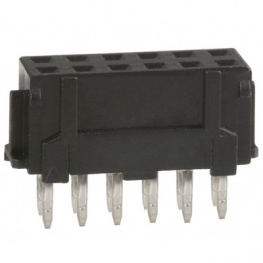 DF11-12DS-2DSA(05), Гнездо; провод-плата; "мама"; DF11; 2мм; PIN: 12; THT; на PCB; прямой, Hirose