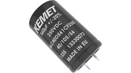 ALC40A471DL450, Electrolytic Capacitor, Snap-In 470uF 20% 450V, Kemet