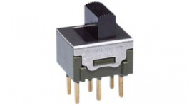 MS22BNG03, Переключатель: движковый; Пол: 2; DPDT; 0,1A/28ВAC; 0,1A/28ВDC, NKK Switches (NIKKAI, Nihon)