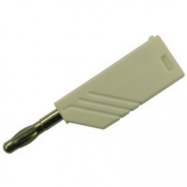 LAS N WS WEISS / WHITE, Plug diam. 4 mm White CAT I, SKS Kontakttechnik