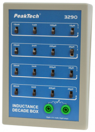 P3290, Декада: индуктивности; 10мк?111,1мГн; Кол-во диапазонов: 4, PeakTech