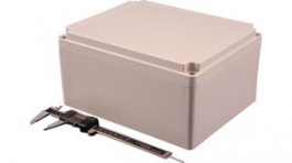 RS5805, Plastic Enclosure 247.5x204x127mm Grey ABS IP65, Hammond