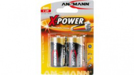 5015623 [2 шт], X-Power Alkaline Battery 1.5 V LR14 Pack of 2 pieces, Ansmann