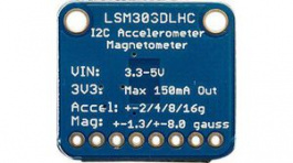 1120, Triple-Axis Accelerometer+Magnetometer Board LSM303, I\x1aC, 5V, ADAFRUIT