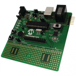 DM300027, Ср-во разработки: Microchip PIC; Семейство: DSPIC,PIC24, Microchip