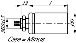 SZ33045025054, Aluminium Electrolytic Capacitor 33 uF 450 VDC, Fischer & Tausche