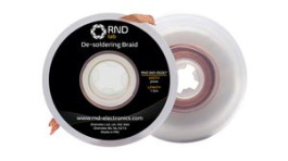 RND 560-00267, Desoldering Braid, Copper, 2mm x 1.5m, RND Lab