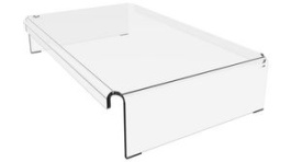 44.900, Addit Monitor Stand / Riser, Transparent, Dataflex