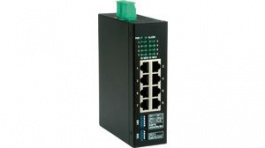 21.13.1161, Switch DIN Rail Gigabit, 8x 10/100/1000, Roline