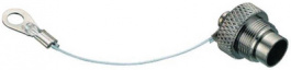08 0352 000 001, Protection cap for panel-mount socket, Binder