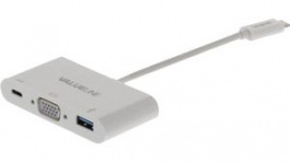 CCGP64760WT02, USB Type-C Adapter Cable USB-C Plug - USB A Socket/USB-C 3.1 Socket/VGA Socket, Nedis (HQ)