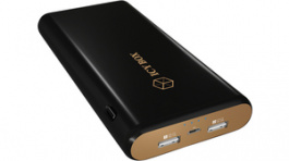 IB-PBA20800, Power Bank black / gold, ICY BOX