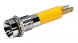 19090352, LED Indicator, Yellow, 1100mcd, 24V, 8mm, IP67, CML INNOVATIVE TECHNOLOGIES