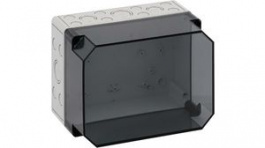 10700801, Plastic Enclosure With Metric Knockouts, 254 x 180 x 165 mm, Polystyrene, IP66, , Spelsberg