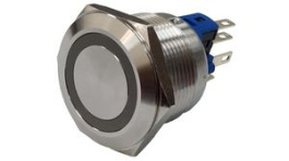 RND 210-00556, Anti-Vandal Push-Button Switch, Yellow, Momentary Function, 22 mm, IP65, RND Components