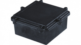RND 455-00693, Metal enclosure, Black, 162 x 162 x 80 mm, Aluminium Alloy / ADC12, RND Components
