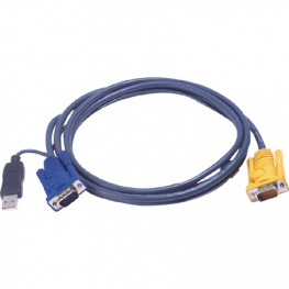 2L-5203UP, KVM special combination cable, VGA/USB 3 m, Aten