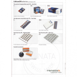 CR1632.CU, Button cell battery Lithium 3 V 125 mAh, Renata