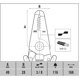 T3893, Stripping Tool, C.K Tools (Carl Kammerling brand)