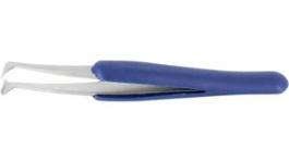14A.C.DR.0, ESD Rubber Grip Cutting Tweezers Carbon Steel Cutting/Predominantly Angled Blade, Ideal-Tek