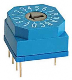 RND 210-00111, PCB coding switch HEX 4+1, RND Components