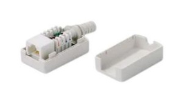 SILwh, Inline Coupler, RJ45, CAT6, 8 Positions, 8 Contacts, Shielded, TUK Limited