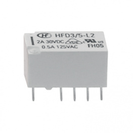HFD3/012, Signal relay 12 VDC 1028 Ohm 140 mW, HONGFA