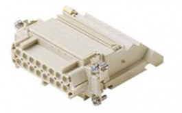 CTF 16 R, CT, 16 poles + earth, female insert, with female contacts, silver plated, ILME