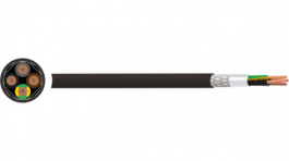 V0404032BK000 [50 м], Control cable, FRNC/LS0H, Servo, 4 x 1.5 mm2, Black, 50 m, Veriflex