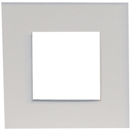 120-76100, Cover frame, pure white, Eaton