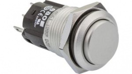 82-4561.1000, Pushbutton Switch 16mm Stainless Steel 240 VAC 3 A 1 Change-Over (CO), EAO