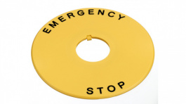 HWAV5-27, Nameplate Yellow, IDEC