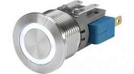 3-102-632, Переключатель: антивандальный; Пол: 2; SPDT; 10A/250ВAC; ON-(ON), Schurter