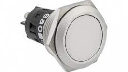 82-6552.1000, Pushbutton Switch 22.3mm Stainless Steel 240 VAC 3 A 1 Change-Over (CO), EAO
