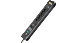 1156002536, Outlet Strip Premium-Line 6x Type J (T13)/USB - Type J (T12) Black 3m, Brennenstuhl
