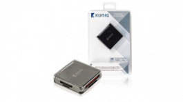CSU3ACR100BL, Card Reader All In One, USB 3.0, KONIG