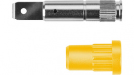 EPB 6792 Ni / FST 4.8x0.8 / GE, Press-in Socket diam 4 mm yellow, Schutzinger