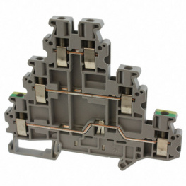UT 2,5-PE/L/L, Terminal block grey 0.14...4 mm2, Phoenix Contact