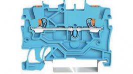 2200-1204, Feedthru Terminal, Cage Clamp, 2 Poles, 0.14 ... 1.5mm\x1a, Wago