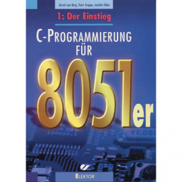 3-89576-121-4, C-Programmierung fUr 8051er, Band 1, Elektor