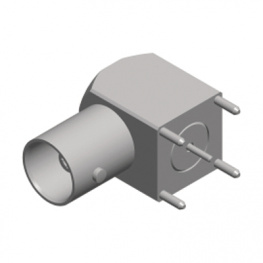 71K201-400A5, Appliance socket BNC angled BNC 75 Ohm, Rosenberger connectors