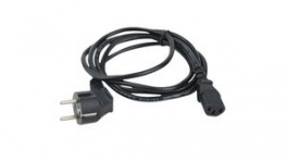 50-16000-220R, Power Cable, DE Type F (CEE 7/7) Plug, 1.8m, Black, Zebra