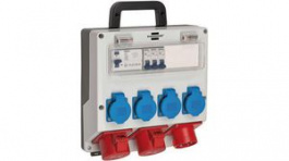 1154890010, Distribution Box 4x Schuko 2x CEE, Brennenstuhl