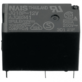 JQ1APB-12V T, PCB power relay 12 VDC 200 mW, Panasonic
