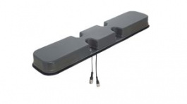 1399.17.0145, Railway Rooftop Antenna 698 ... 960 MHz/1.35 ... 1.45 GHz/1.45 ... 2.7 GHz/3.3 ... 4.9 GHz/4.9 ... 5.15 GHz/5.15 ... 7.1 GHz 9 dBi Female N, Huber+Suhner